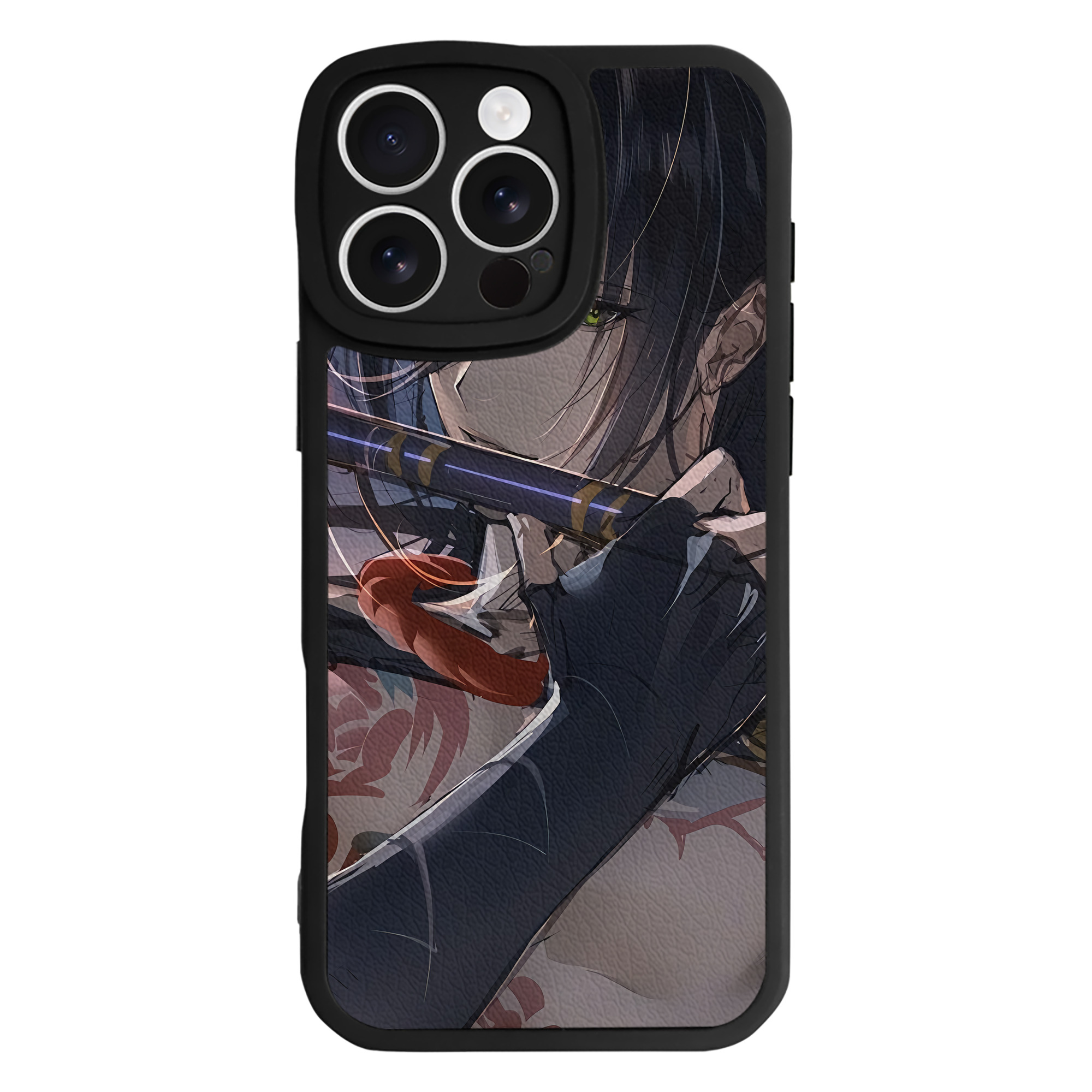 （画像用） 刀剣乱舞 Touken Ranbu 【iPhone 16シリーズ対応】シリコンスマホケース（レザー調） 材質：シリコン